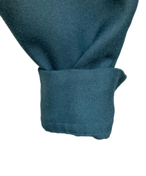 TAAKK（ターク）TAAKK (ターク) PINTUCK SHIRT グリーン サイズ:2の古着・服飾アイテム