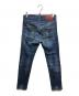 DSQUARED2 (ディースクエアード) ダメージスキニージーンズ インディゴ サイズ:42：10000円