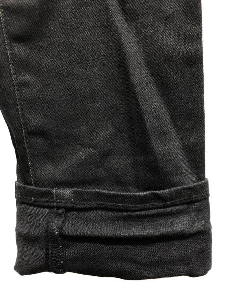 Saint Laurent Paris（サンローランパリ）Saint Laurent Paris (サンローランパリ) デストロイクラッシュストレッチスキニーデニムパンツ ブラック サイズ:28の古着・服飾アイテム