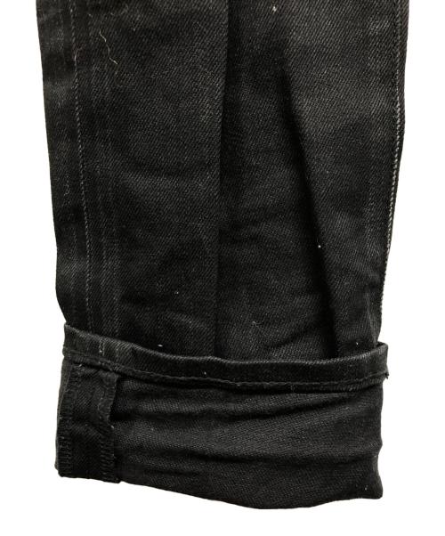 Saint Laurent Paris（サンローランパリ）Saint Laurent Paris (サンローランパリ) デストロイクラッシュストレッチスキニーデニムパンツ ブラック サイズ:28の古着・服飾アイテム