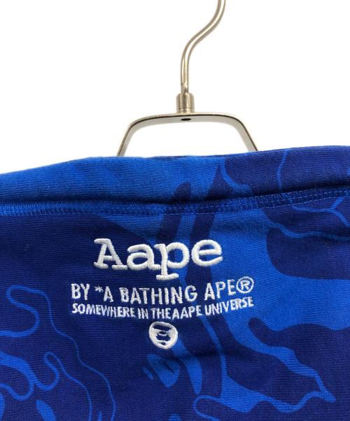 A BATHING APE（ア ベイシング エイプ）A BATHING APE (ア ベイシング エイプ) コラボパーカー ブルー サイズ:Lの古着・服飾アイテム