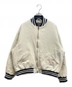 skookumスクーカム）の古着「コーデュロイスタジャン」｜アイボリー