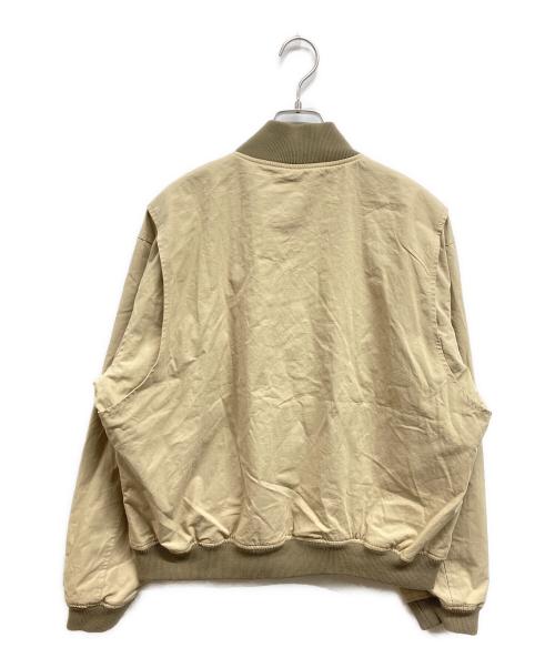 Wills&Geiger（ウィリスアンドガイガー）Wills&Geiger (ウィリスアンドガイガー) 2nd (セカンド) ブッシュポプリン TYPE A-1ジャケット ベージュ サイズ:L 未使用品の古着・服飾アイテム