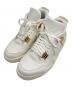 NIKE（ナイキ）の古着「WMNS AIR JORDAN 4 RETRO」｜ホワイト×ゴールド