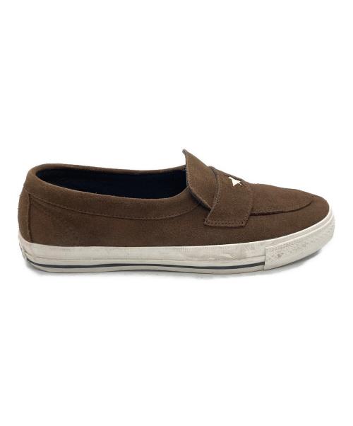 CONVERSE ADDICT（コンバース アディクト）CONVERSE ADDICT (コンバース アディクト) ワンスターローファー ブラウン サイズ:27.5の古着・服飾アイテム