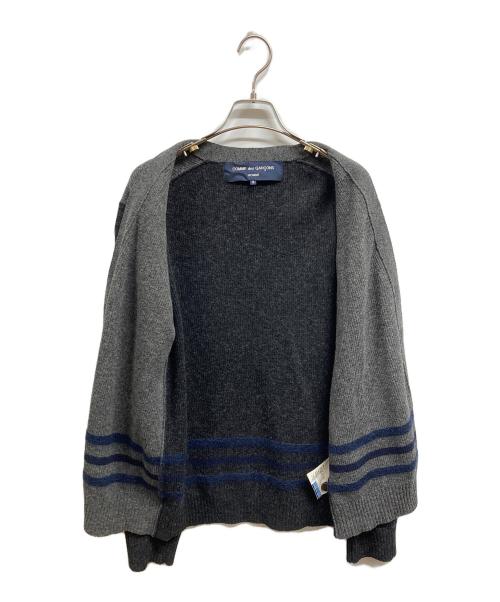 COMME des GARCONS HOMME（コムデギャルソン オム）COMME des GARCONS HOMME (コムデギャルソン オム) モヘア混カーディガン グレー サイズ:Sの古着・服飾アイテム