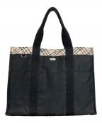 BURBERRY LONDONバーバリーロンドン）の古着「トートバッグ」｜ブラック