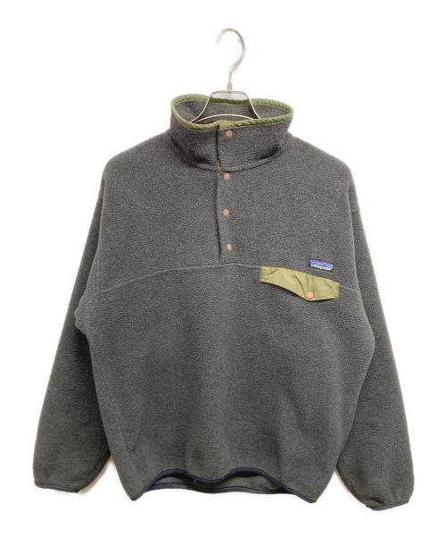 Patagonia（パタゴニア）Patagonia (パタゴニア) シンチラフリーススナップt グレー サイズ:Mの古着・服飾アイテム