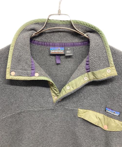 Patagonia（パタゴニア）Patagonia (パタゴニア) シンチラフリーススナップt グレー サイズ:Mの古着・服飾アイテム