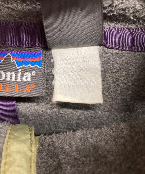 Patagonia（パタゴニア）Patagonia (パタゴニア) シンチラフリーススナップt グレー サイズ:Mの古着・服飾アイテム