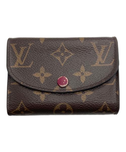 LOUIS VUITTON（ルイ ヴィトン）LOUIS VUITTON (ルイ ヴィトン) ポルトモネ・ロザリ ブラウンの古着・服飾アイテム