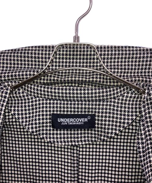 UNDERCOVER（アンダーカバー）UNDERCOVER (アンダーカバー) サイドジップロングコート ベージュ×ブラック サイズ:1の古着・服飾アイテム