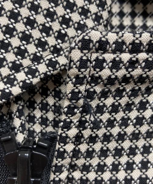 UNDERCOVER（アンダーカバー）UNDERCOVER (アンダーカバー) サイドジップロングコート ベージュ×ブラック サイズ:1の古着・服飾アイテム