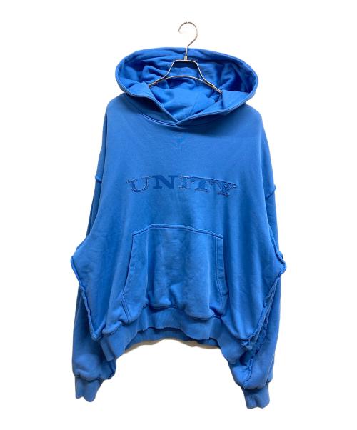 H&M（エイチアンドエム）H&M (エイチアンドエム) HERON PRESTON (ヘロンプレストン) プルオーバーパーカー ブルー サイズ:Freeの古着・服飾アイテム