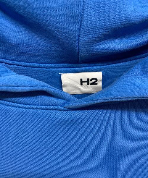 H&M（エイチアンドエム）H&M (エイチアンドエム) HERON PRESTON (ヘロンプレストン) プルオーバーパーカー ブルー サイズ:Freeの古着・服飾アイテム