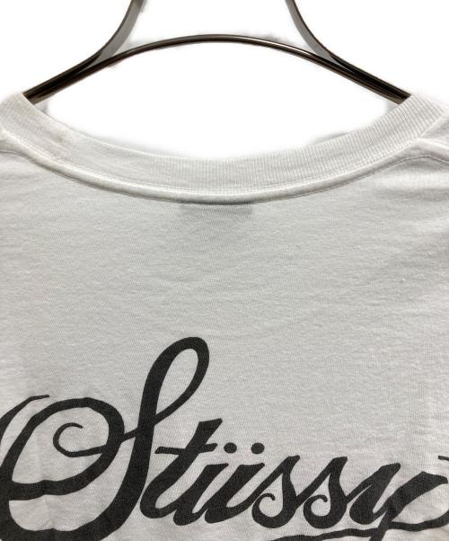 stussy（ステューシー）stussy (ステューシー) ワールドツアーtシャツ/stussyTシャツ ホワイト サイズ:Sの古着・服飾アイテム