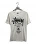 stussy（ステューシー）の古着「ワールドツアーtシャツ/stussyTシャツ」｜ホワイト