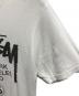 中古・古着 stussy (ステューシー) ワールドツアーtシャツ/stussyTシャツ ホワイト サイズ:S：5000円