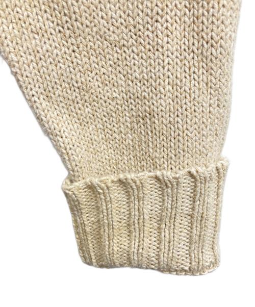 POLO RALPH LAUREN（ポロ・ラルフローレン）POLO RALPH LAUREN (ポロ・ラルフローレン) 星条旗ショールカラーニット ベージュ サイズ:Lの古着・服飾アイテム