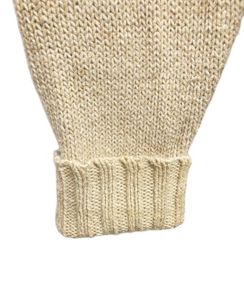 POLO RALPH LAUREN（ポロ・ラルフローレン）POLO RALPH LAUREN (ポロ・ラルフローレン) 星条旗ショールカラーニット ベージュ サイズ:Lの古着・服飾アイテム