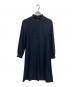 A.P.C.（アーペーセー）の古着「フリルネックワンピース」｜ネイビー