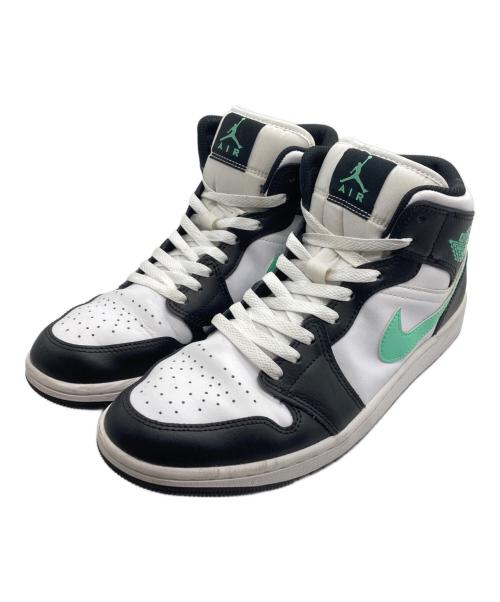 NIKE（ナイキ）NIKE (ナイキ) AIR JORDAN 1 MID ハイカットスニーカー ホワイト サイズ:US9.5の古着・服飾アイテム