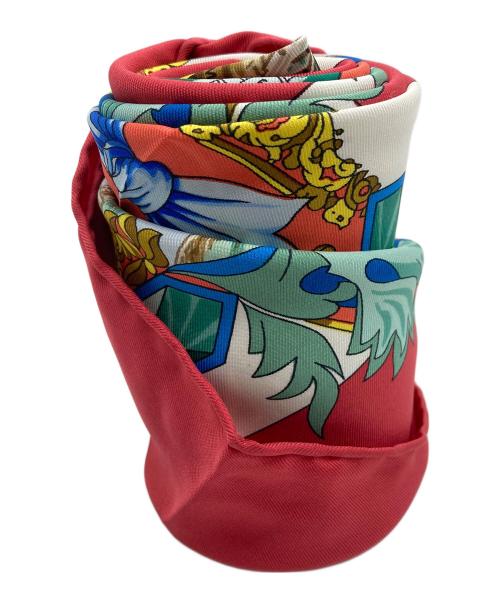 HERMES（エルメス）HERMES (エルメス) シルクスカーフ レッドの古着・服飾アイテム