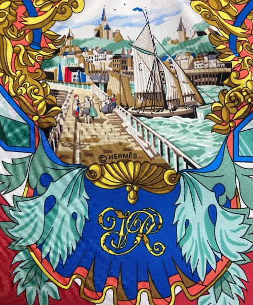 HERMES（エルメス）HERMES (エルメス) シルクスカーフ レッドの古着・服飾アイテム