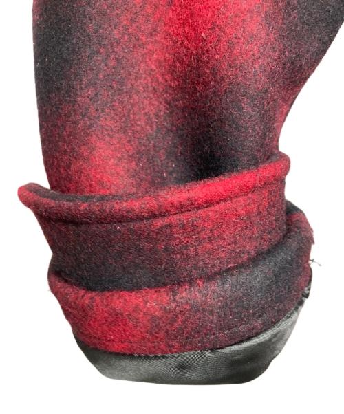 VANSON（バンソン）VANSON (バンソン) ウールオンブレジャケット レッド サイズ:Lの古着・服飾アイテム