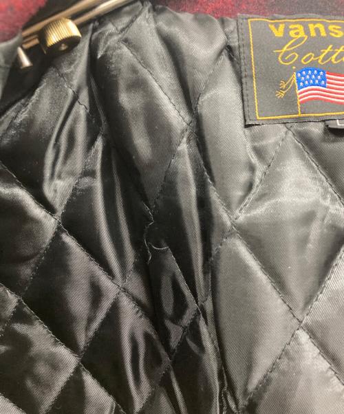 VANSON（バンソン）VANSON (バンソン) ウールオンブレジャケット レッド サイズ:Lの古着・服飾アイテム