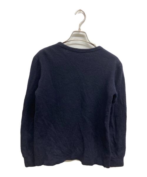 COMME des GARCONS HOMME DEUX（コムデギャルソン オム ドゥ）COMME des GARCONS HOMME DEUX (コムデギャルソン オム ドゥ) ウールニット ネイビー サイズ:Sの古着・服飾アイテム