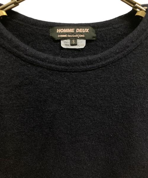 COMME des GARCONS HOMME DEUX（コムデギャルソン オム ドゥ）COMME des GARCONS HOMME DEUX (コムデギャルソン オム ドゥ) ウールニット ネイビー サイズ:Sの古着・服飾アイテム