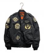 AVIREXアヴィレックス）の古着「M‐1ジャケット」｜ブラック