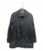BURBERRY BLACK LABELバーバリーブラックレーベル）の古着「ステンカラーコート」｜ブラック