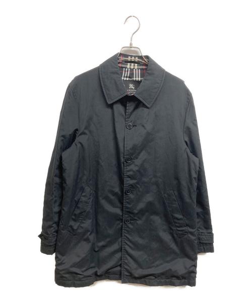 BURBERRY BLACK LABEL（バーバリーブラックレーベル）BURBERRY BLACK LABEL (バーバリーブラックレーベル) ステンカラーコート ブラック サイズ:Mの古着・服飾アイテム