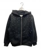 VYBESヴァイブス）の古着「ビジュージップパーカー」｜ブラック