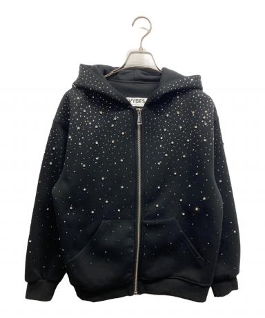 VYBES バイブス　ストーン装飾　ブラック パーカー　BRHTH KHI好きに 3017013588514380_01_0526w.jpeg