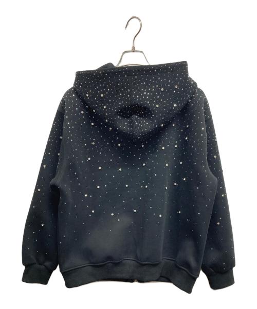 VYBES（ヴァイブス）VYBES (ヴァイブス) ビジュージップパーカー ブラック サイズ:Sの古着・服飾アイテム