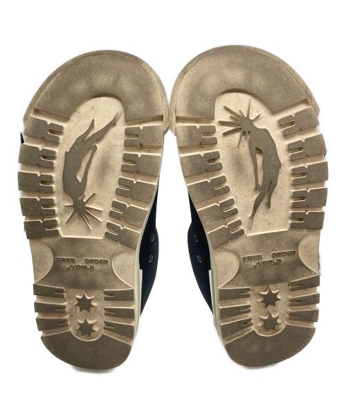 FVVO&ROCKSTA（フリーワールドオーダー＆ロックスター）FVVO&ROCKSTA (フリーワールドオーダー＆ロックスター) THICK SOLED LOW BOOTS ブラック サイズ:US10.5の古着・服飾アイテム