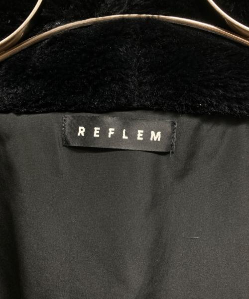 REFLEM（レフレム）REFLEM (レフレム) うさ耳BIGファーパーカー ブラック サイズ:Freeの古着・服飾アイテム