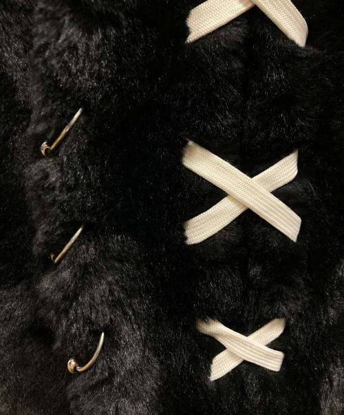 REFLEM（レフレム）REFLEM (レフレム) うさ耳BIGファーパーカー ブラック サイズ:Freeの古着・服飾アイテム