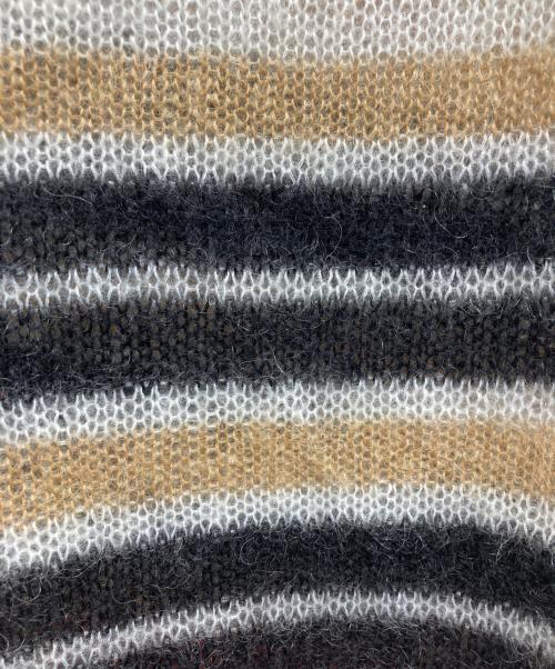 MARNI（マルニ）MARNI (マルニ) ラウンドネックセーター ベージュ×ブラック サイズ:50の古着・服飾アイテム