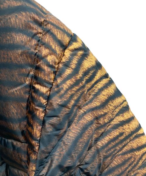 SUPREME（シュプリーム）Supreme (シュプリーム) Micro Down Half Zip Hooded Pullover Jacket ブラウン×ブラック サイズ:Mの古着・服飾アイテム