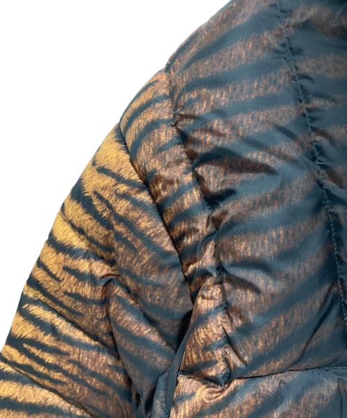 SUPREME（シュプリーム）Supreme (シュプリーム) Micro Down Half Zip Hooded Pullover Jacket ブラウン×ブラック サイズ:Mの古着・服飾アイテム