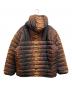 Supreme (シュプリーム) Micro Down Half Zip Hooded Pullover Jacket ブラウン×ブラック サイズ:M：45000円