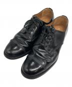SANDERSサンダース）の古着「MILITARY DERBY SHOE」｜ブラック