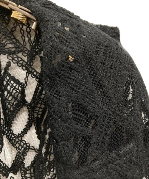 Ameri（アメリ）AMERI (アメリ) LACE WORKPOCKET VEST ブラック サイズ:ＦＲＥＥの古着・服飾アイテム