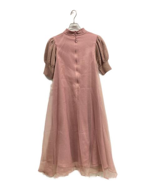 Ameri（アメリ）AMERI (アメリ) ニットワンピース ピンク サイズ:Ｓ 未使用品の古着・服飾アイテム