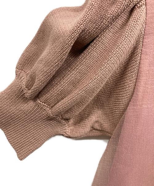 Ameri（アメリ）AMERI (アメリ) ニットワンピース ピンク サイズ:Ｓ 未使用品の古着・服飾アイテム