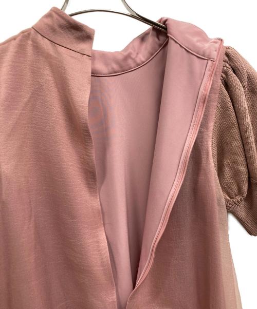 Ameri（アメリ）AMERI (アメリ) ニットワンピース ピンク サイズ:Ｓ 未使用品の古着・服飾アイテム